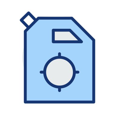 Beyaz arka plan üzerinde izole gri ve mavi renklerde güneş enerjisi ile teneke kutu