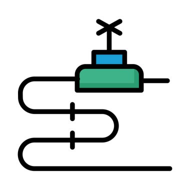 Beyaz arka plan üzerinde izole renkli enerji satır düzeni