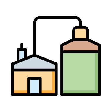 Beyaz arka plan üzerinde izole Eko ev konsepti