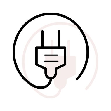 Bej gölge beyaz zemin üzerine izole daire hattı ile küçük fiş