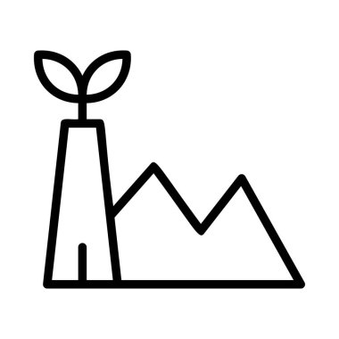 enerji ikonu vektör illüstrasyonu 