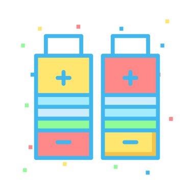 Renkli noktalar ile beyaz arka plan üstünde süt 