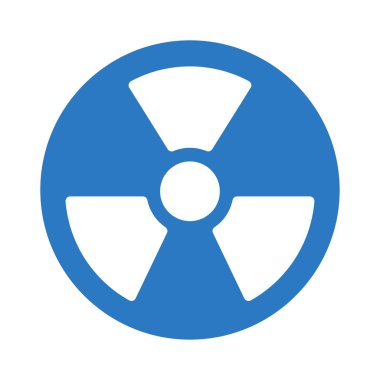 mavi fan beyaz arkaplanda izole edildi 