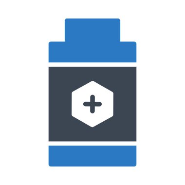 pil beyaz arkaplanda izole edildi  