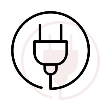 Bej gölge beyaz zemin üzerine izole daire hattı ile takın