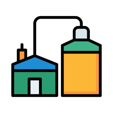 Beyaz arka plan üzerinde izole Eko ev konsepti