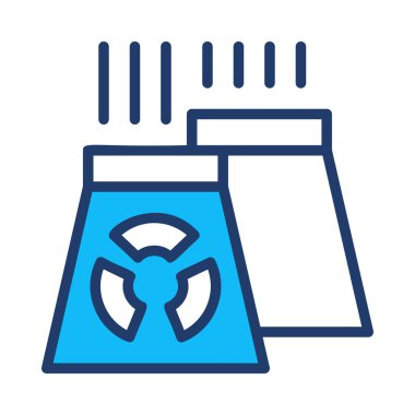 Radyoaktif bacalar beyaz arka plan üzerinde izole