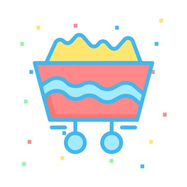 Renkli noktalar beyaz zemin üzerine taşıma 