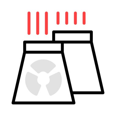 enerji kavramı satırı simgesi, vektör çizim