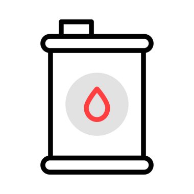 enerji kavramı satırı simgesi, vektör çizim