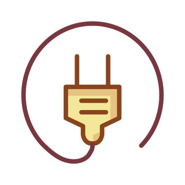 Beyaz arka plan üzerinde izole daire çizgili sarı tak