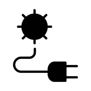  enerji basit vektör simgesi 