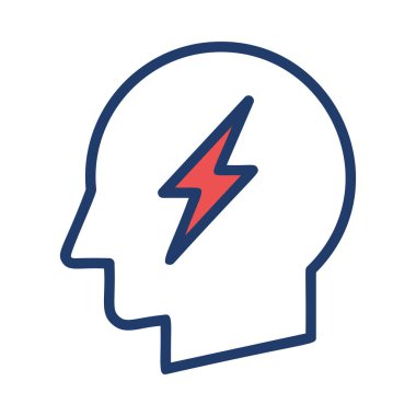 Flash üzerinde izole beyaz arka plan ile insan kafası