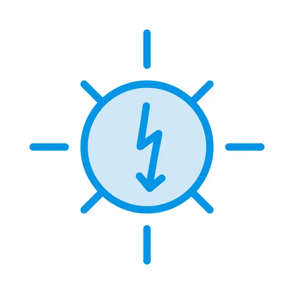 Ícone Vetorial Simples Energia —  Vetores de Stock