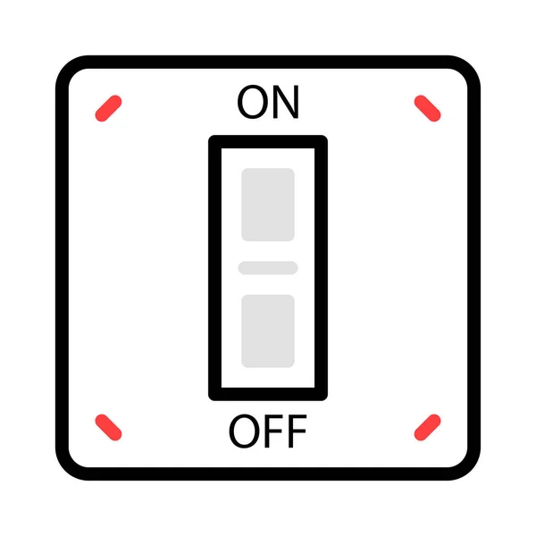 Energiekonzept Liniensymbol Vektorabbildung — Stockvektor