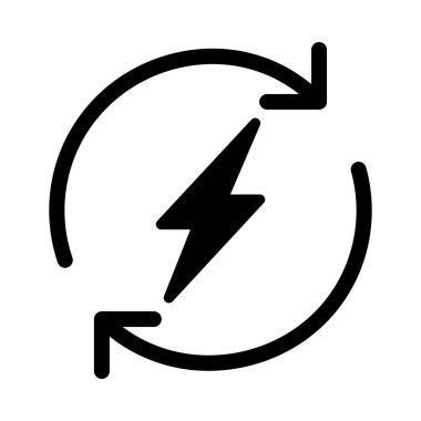 Glif beyaz arka plan üzerinde izole oklarla flaş