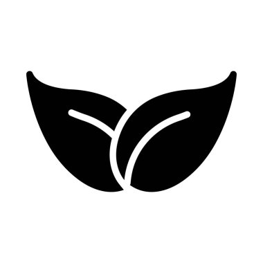 Glif izole üzerinde beyaz arka plan bırakır