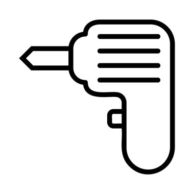 Beyaz arka plan üzerinde izole siyah anahat benzin bașlık