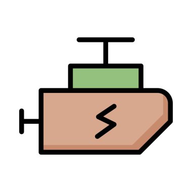 Beyaz arka plan üzerinde izole kahverengi ve yeşil dönüştürücü