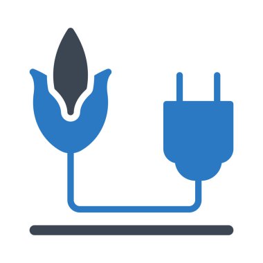  enerji basit vektör simgesi 