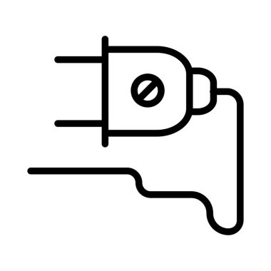 enerji ikonu vektör illüstrasyonu