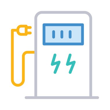 Beyaz arka plan üzerinde izole fiş ile basit dönüştürücü