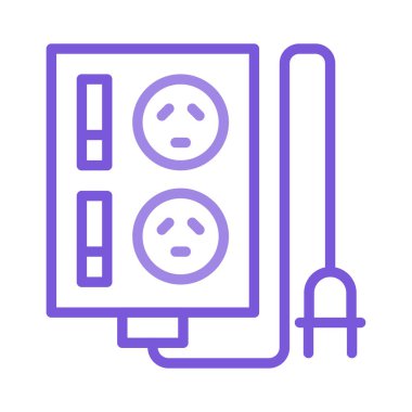 enerji ikonu vektör illüstrasyonu 