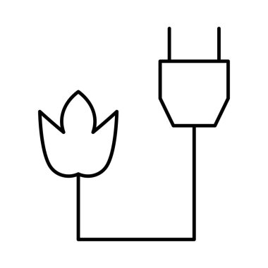 İnce çizgi fiş küçük çiçekli Beyaz arka plan üzerinde izole