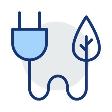 Fiş satır ve yaprak beyaz arka plan üzerinde izole mavi ve gri renklerde