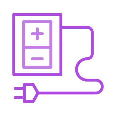 enerji ikonu vektör illüstrasyonu 