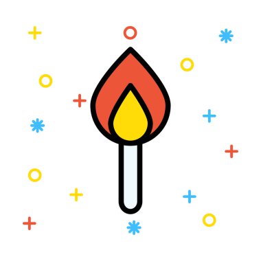 Renkli semboller ile beyaz arka plan üzerinde Emanet maç