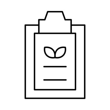 Beyaz arka plan üzerinde izole ince çizgi Eko yakıt istasyonu