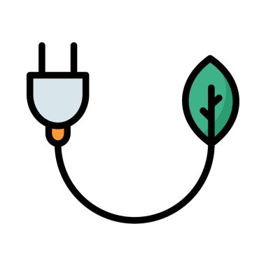 Gri fiş yeşil yaprak beyaz arka plan üzerinde izole