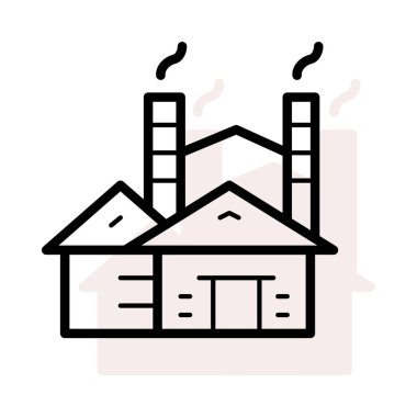 Bej gölge beyaz zemin üzerine izole fabrika