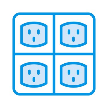  enerji basit vektör simgesi 