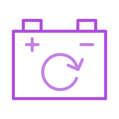 enerji ikonu vektör illüstrasyonu 