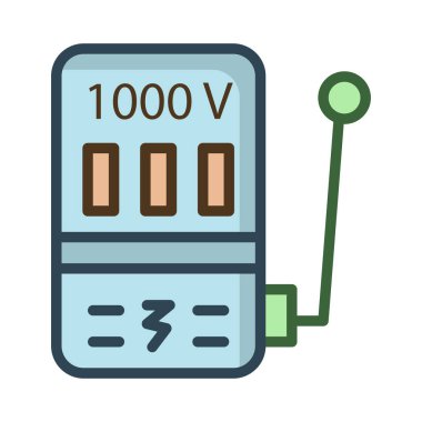 Beyaz arka plan üzerinde izole kolu ile mavi dönüştürücü