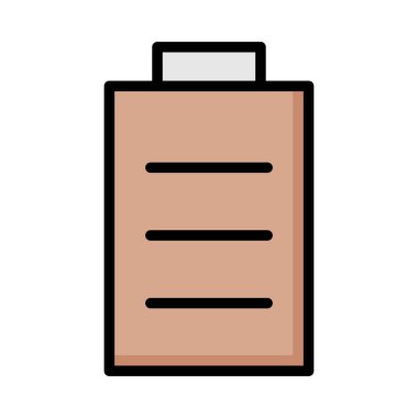 Beyaz arka plan üzerinde izole kahverengi akümülatör