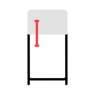 enerji kavramı satırı simgesi, vektör çizim