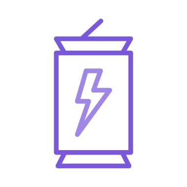 Anahat mor batarya birden parlamak izole üzerinde beyaz arka plan ile