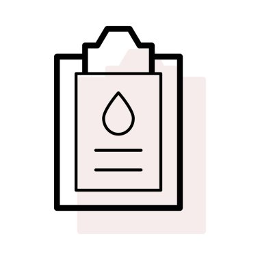 Bej gölge beyaz zemin üzerine izole damla ile Yönetim Kurulu