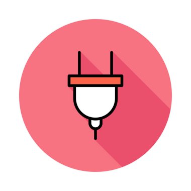 Daire beyaz arka plan üzerinde renkli tak