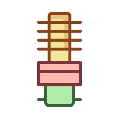 Beyaz arka plan üzerinde izole renkli nonconductor