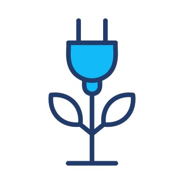 enerji ikonu vektör illüstrasyonu 