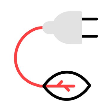 Yaprak beyaz arka plan üzerinde izole gri, kırmızı ve siyah renklerde takın