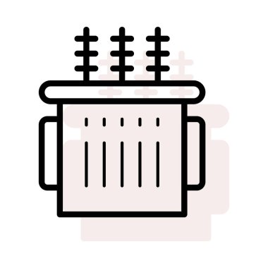 Büyük nonconductor bej gölge beyaz zemin üzerine izole