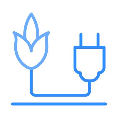 enerji ikonu vektör illüstrasyonu 