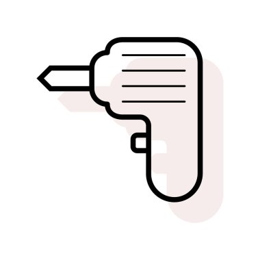 Bej gölge beyaz zemin üzerine izole benzin bașlık