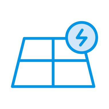 Güneş pili beyaz arka plan üzerinde izole  