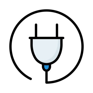 Gri fiş beyaz arka plan üzerinde izole daire hattı ile